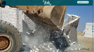 إزالة ثلاث تعديات على الأراضي الزراعية في قرى الفرافرة بالوادي الجديد